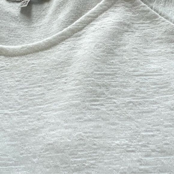 Casual Collections by F & F Ivory Tie Bottom Bell Sleeve Blouse Size 14 - Picture 3 of 13